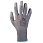 JP011g Защ. перчатки из полиэстеровой пряжи c полиуретановым покр., цвет серый, размер L(уп.12пар)